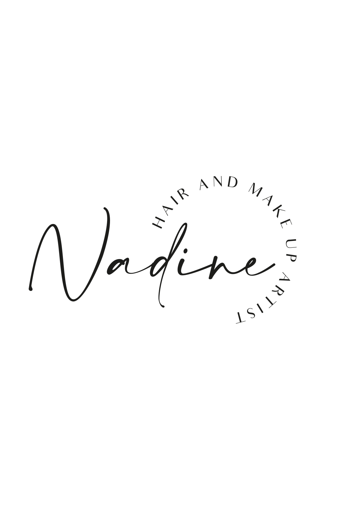 logo nadine make up artist